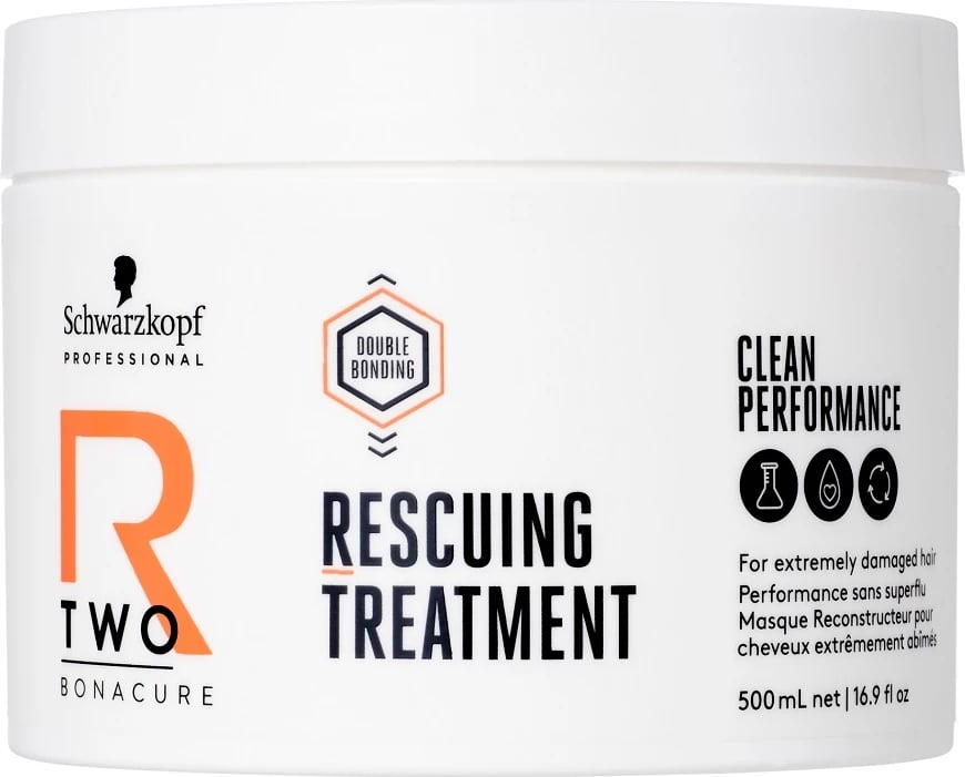Maskë për flokë Schwarzkopf Professional Bonacure R-Two Rescuing Treatment për femra 500ml