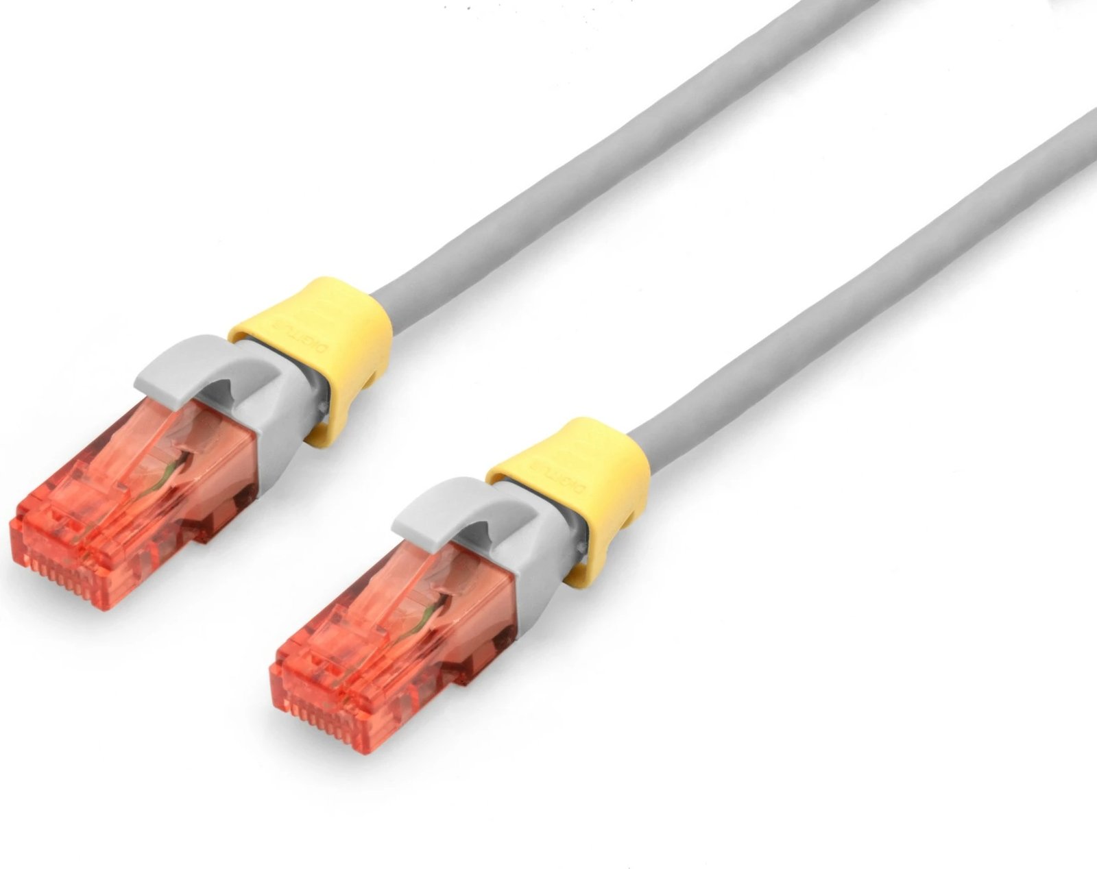 Klipë kabllo Digitus për RJ45, 100 copë, PVC, e verdhë