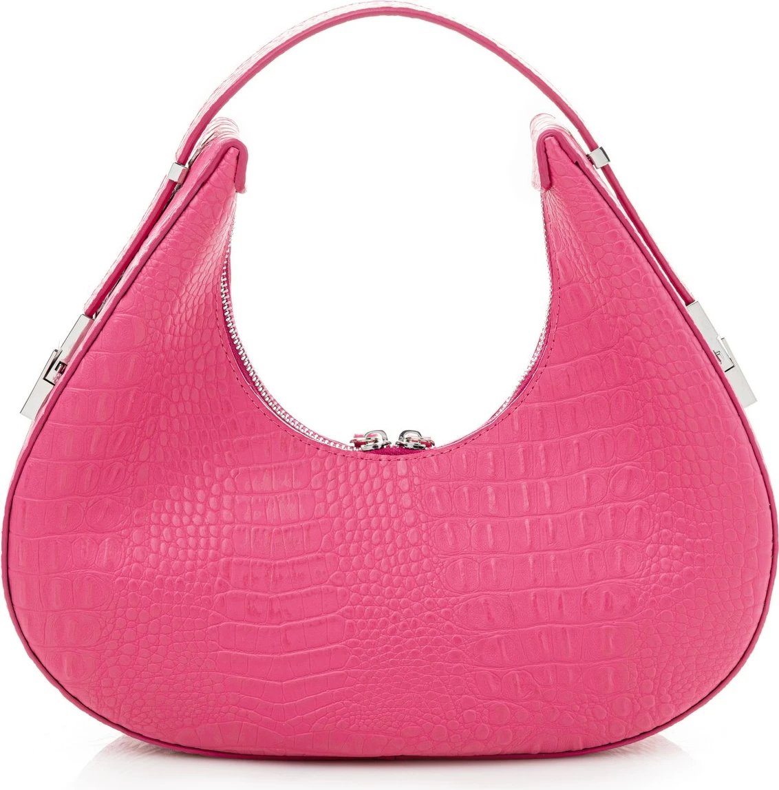 Çantë krahu Vince Camuto, Riviera - Croco Fuchsia