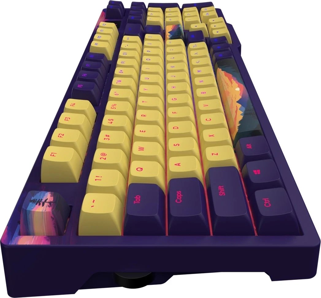 Tastierë për lojëra Dark Project DPP 98 Sunset PBT Top Print G3MS Sapphire, ngjyrë blu marine