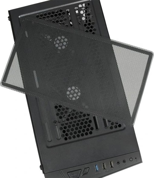 Kasë iBox Wizard 4 Gaming, i zi