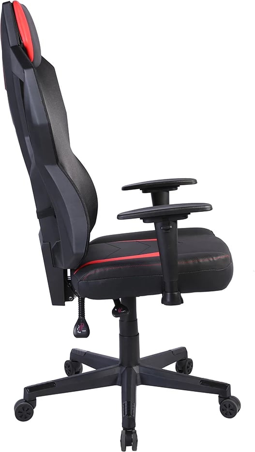 Karrige gaming për zyre, e zezë me të kuqe, STORM, 50x73x135