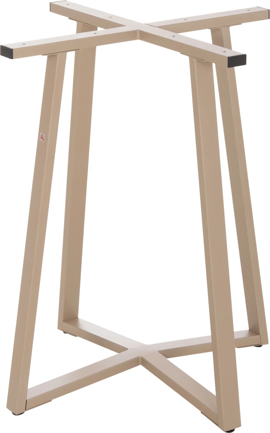 Këmbë tavoline metalike, ngjyrë kapuçino, FH470.25, 60x60x72cm