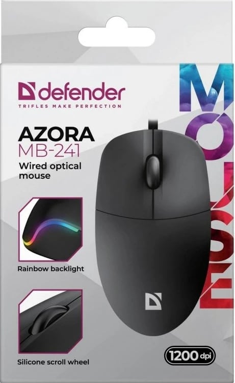 Maus Defender Azora MB-241 RF, me kabllo, 1200dpi, i zi
