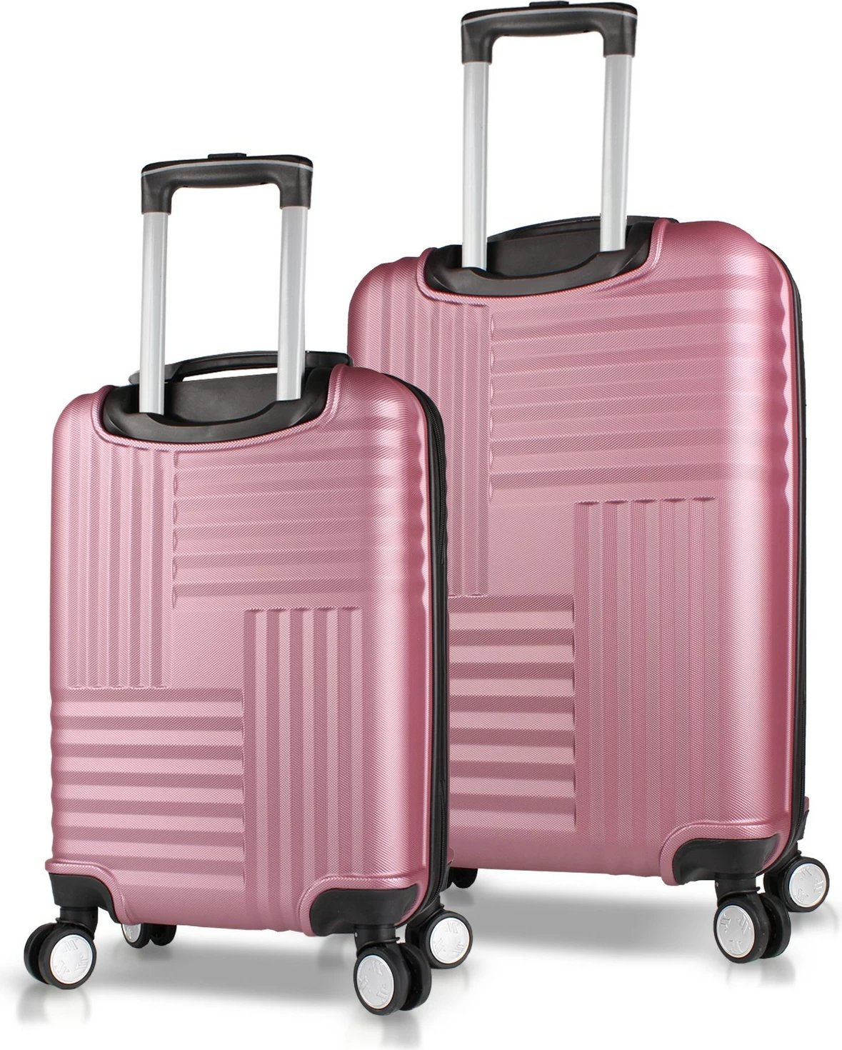 Set valixhesh (2 copë), ngjyrë rozë e artë, Zoozie Bags, 8210