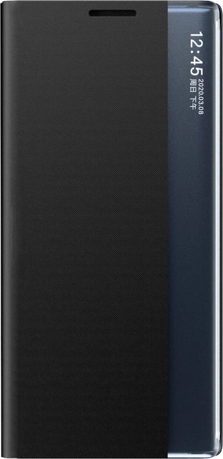 Mbështjellës Hurtel për Samsung Galaxy A03s, me kapak dhe qëndresë, i zi