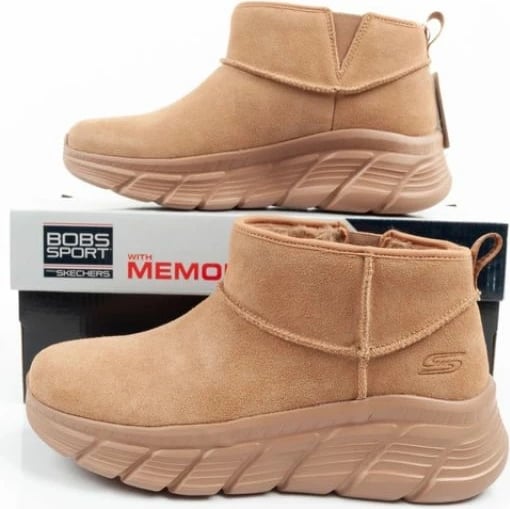 Çizme dimri për femra Skechers, kafe