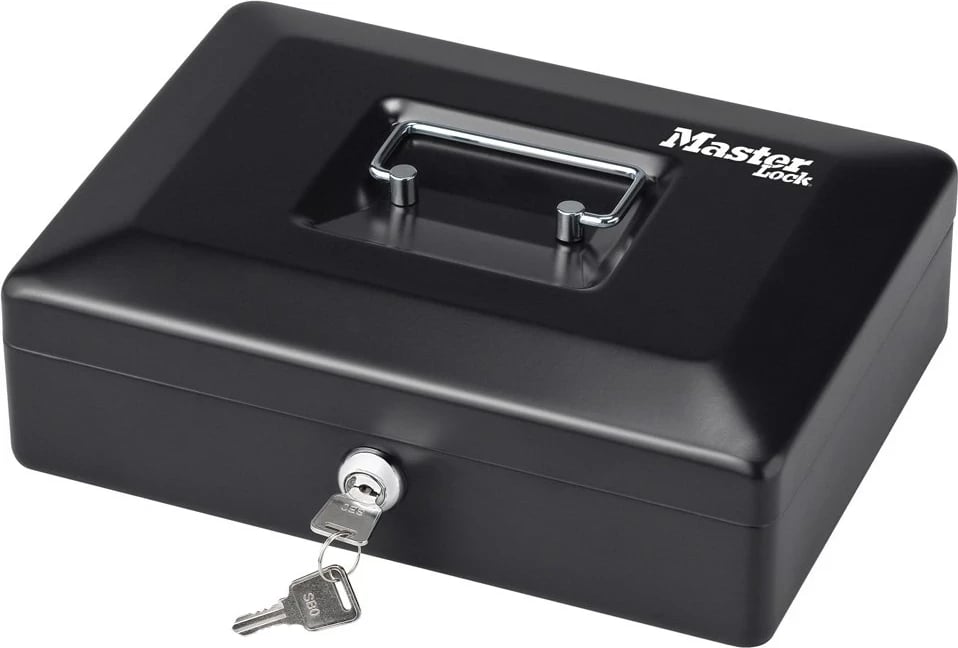 Kasafortë e vogël Master Lock CB-10ML, çelik, e zezë