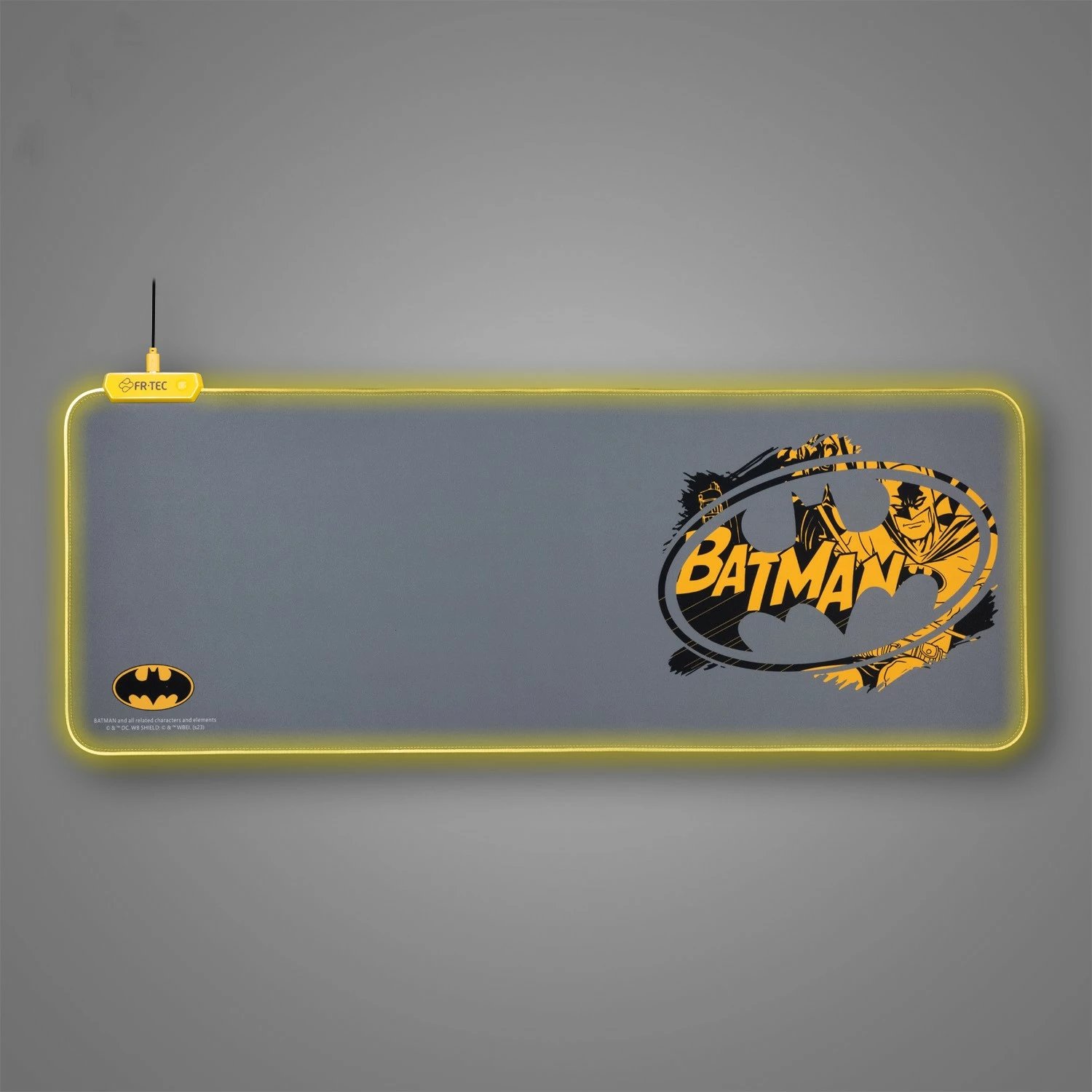 Mauspad Blade DC Batman gaming, LED, gri