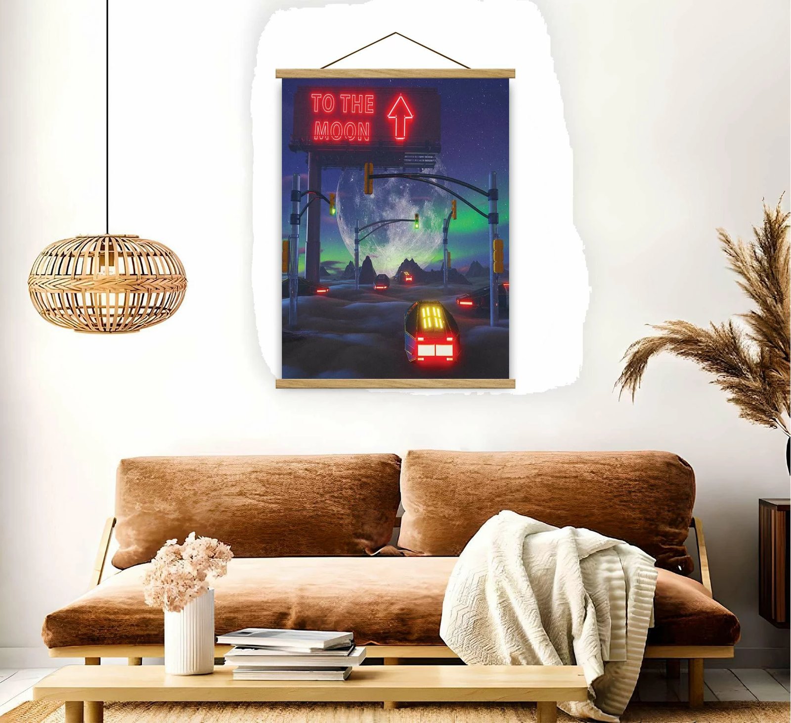 Pikturë dekorative me kornizë, shumëngjyrëshe, Wallity, MRG53, 50x70cm