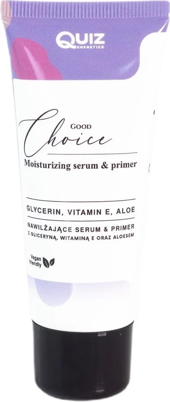 Serum hidratues & primer për femra Quiz Cosmetics Good Choice, rozë e çelët, 30ml