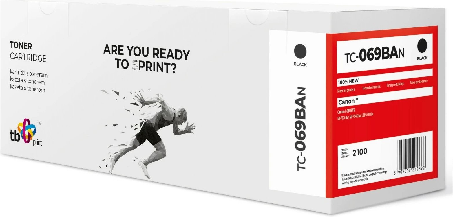 Toner TB Print TC-069BAN për Canon MF752, MF754, LBP673, i zi