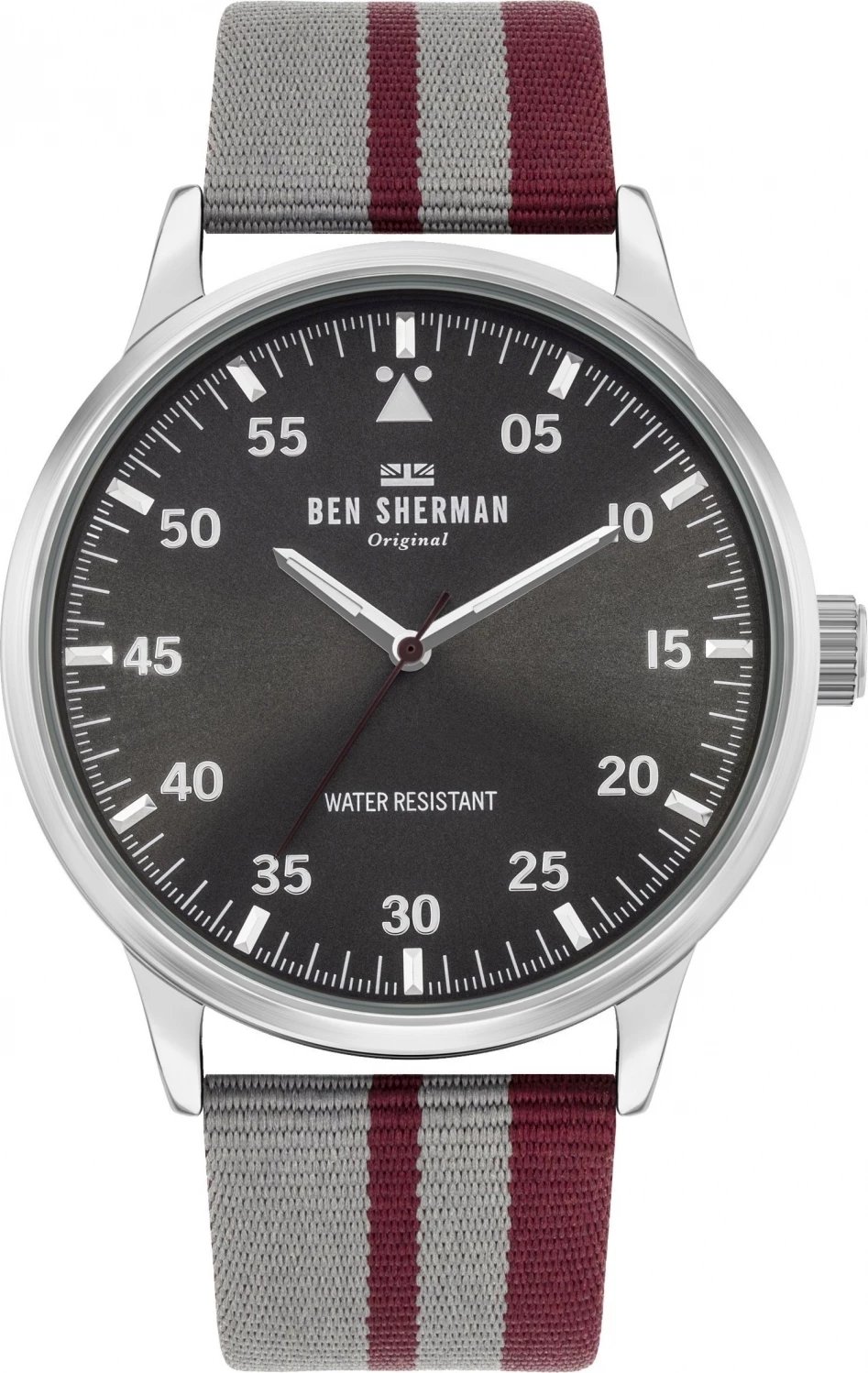 Orë dore për meshkuj BEN SHERMAN DALTREY SPORT, gri me të kuqe