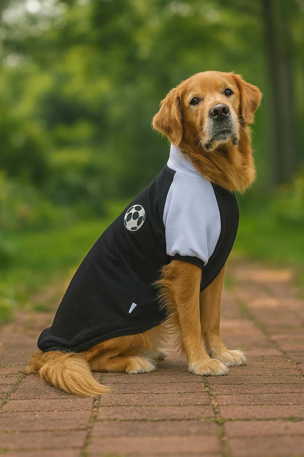 Bluzë për qen, e zezë, Paws & Whiskers, Blackballsweat