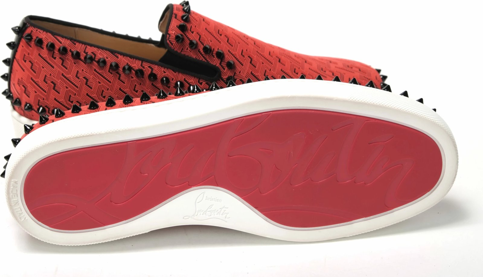 Këpucë për meshkuj Christian Louboutin, të kuqe / të zeza 