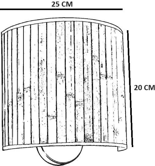 Llambë muri Opviq, hasir, bezhë, 8852-6P