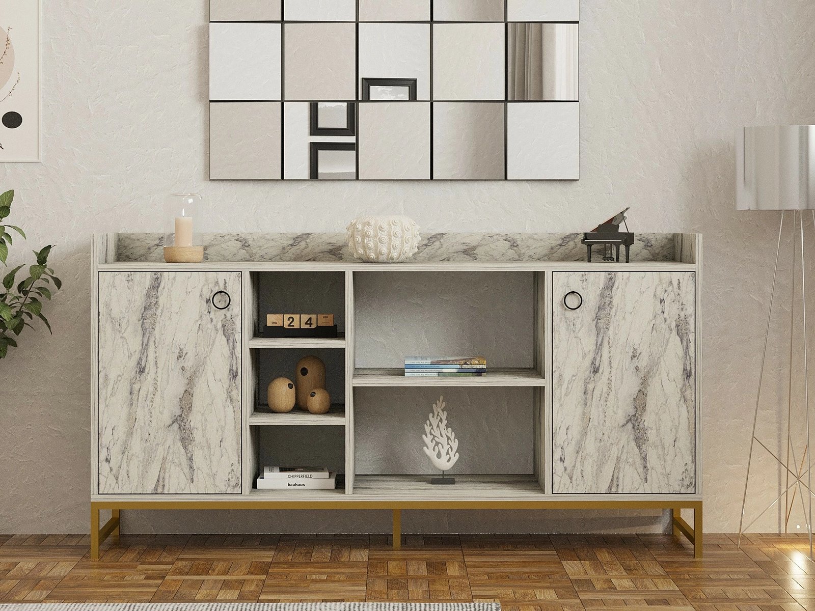 Konsol Freesia Marble, Skye Decor, Vuslat