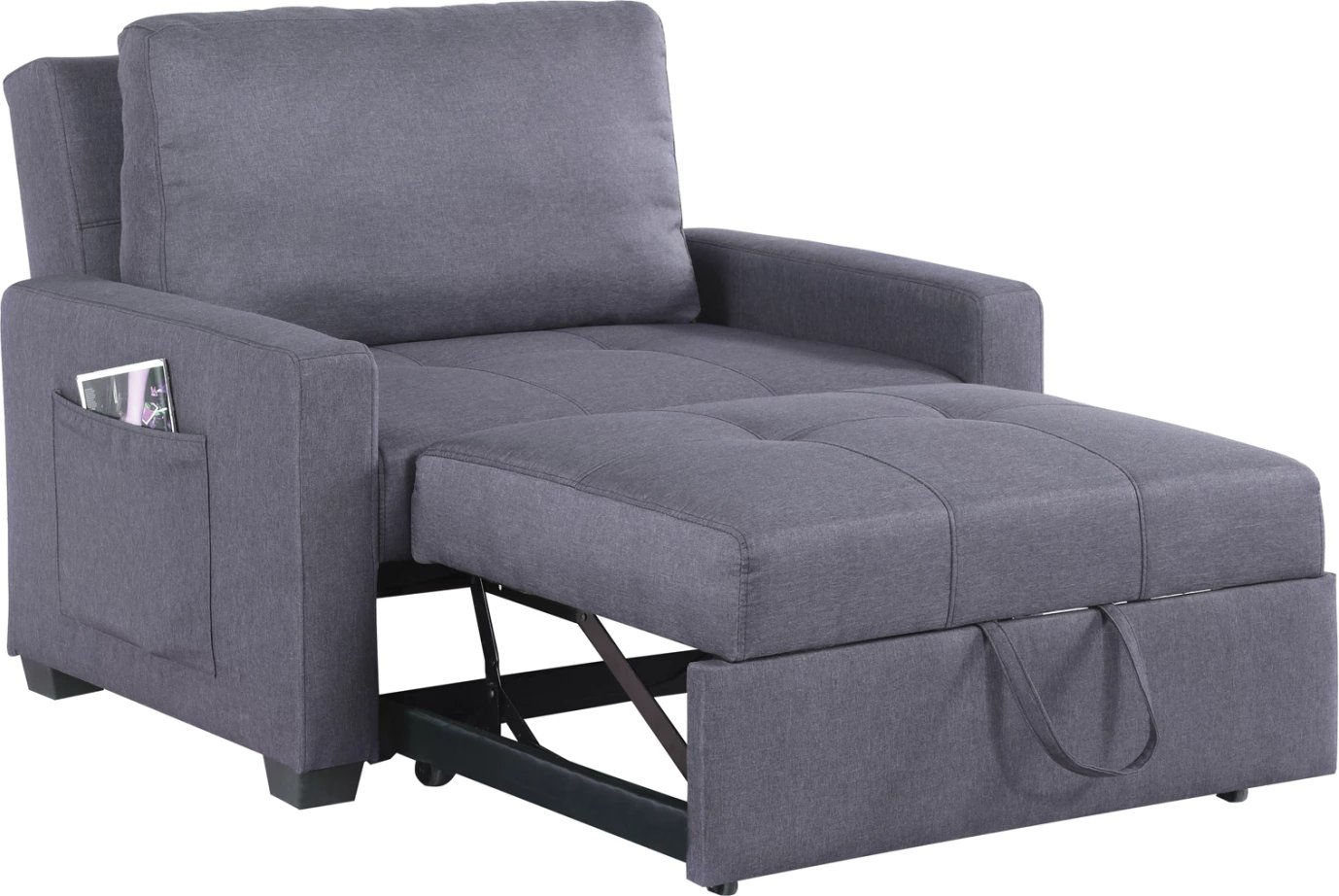 Karrige-shtrat Kanna FH3038.10, ngjyrë gri, 112x96x85 cm