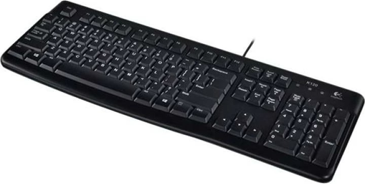 Tastierë Logitech K120 920-002508 USB QWERTY US e zezë