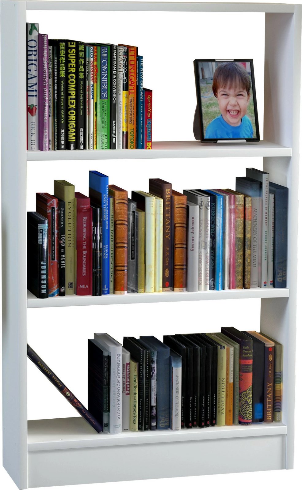 Raft librash Hanah Home, Cella, i bardhë