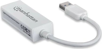 Adapter rrjeti USB Manhattan 506731, 10/100 Mb/s, RJ45, i bardhë