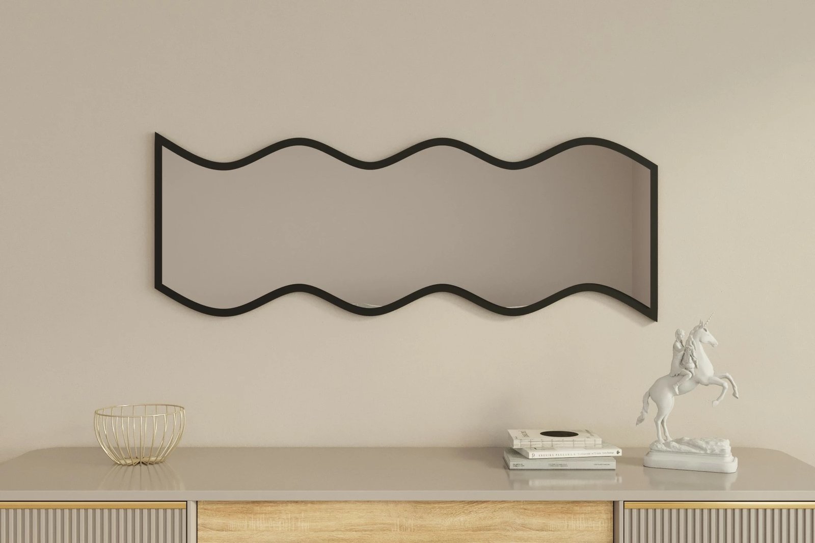 Pasqyrë Hanah Home, Safi, e bardhë dhe e zezë