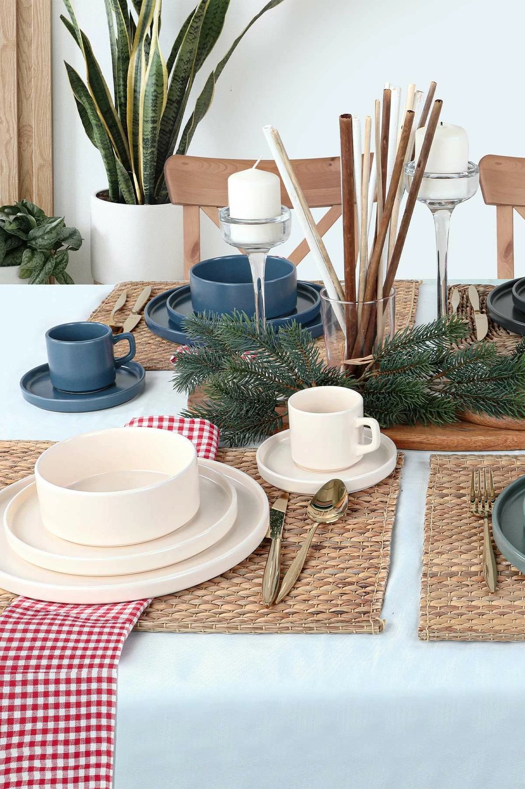 Set enësh për drekë, qeramikë, shumëngjyrësh, 20 copë, Hermia Concept, TY038020F14XA000000MAP2400