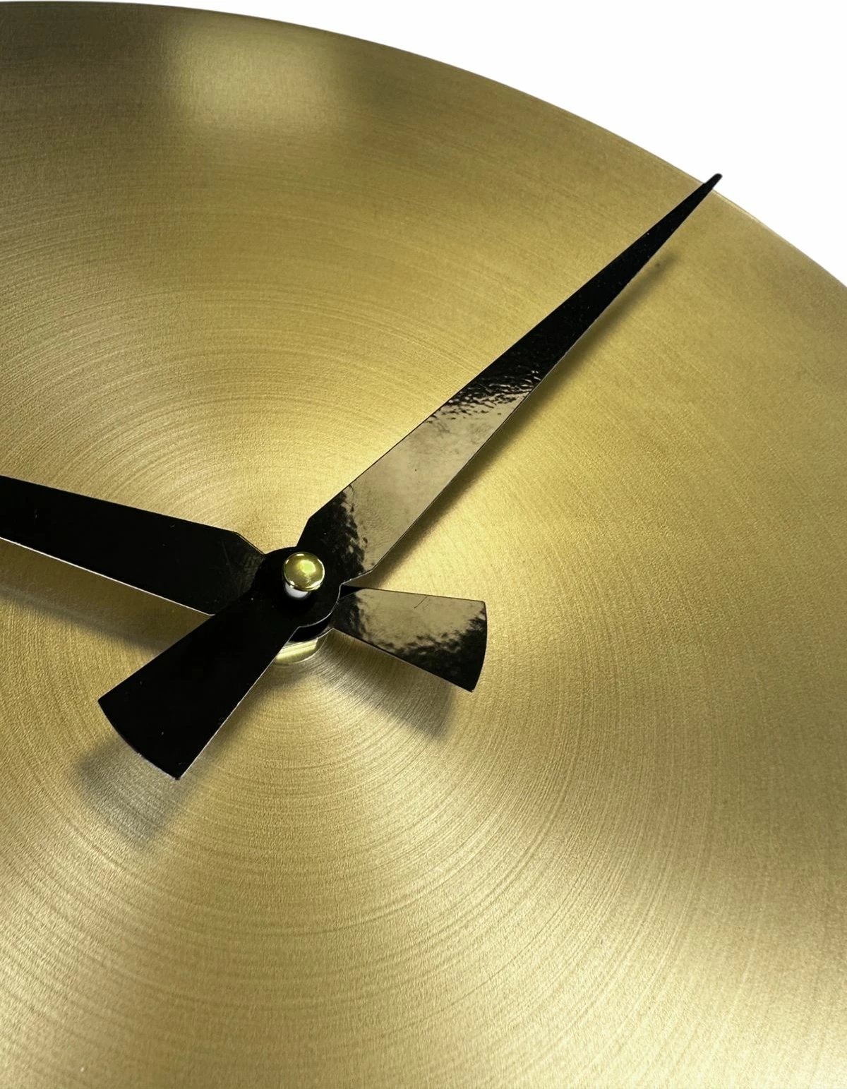 Orë muri dekorative metalike Wallity, ari, e zezë, 35cm