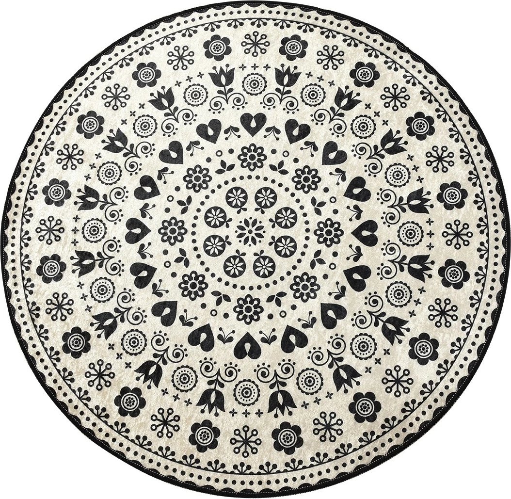 Tapet banje Mijölnir Venice, e zezë, 140cm