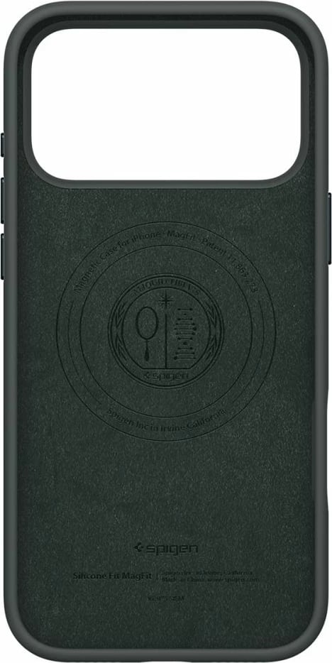 Mbështjellës Spigen Silicone Fit MagSafe për iPhone 17 Pro Max, Gjelbër