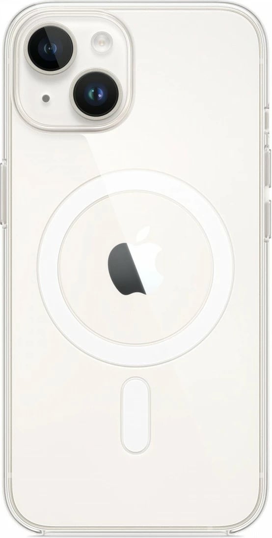Mbështjellës Apple MagSafe për iPhone 14, Transparent
