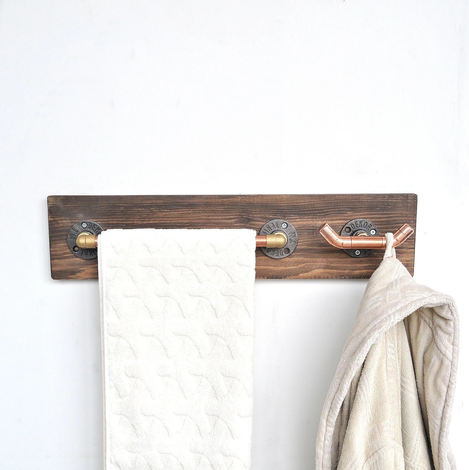 Varëse muri Pipe, ngjyrë rozë e artë dhe arre, Skye Decor, Cop012