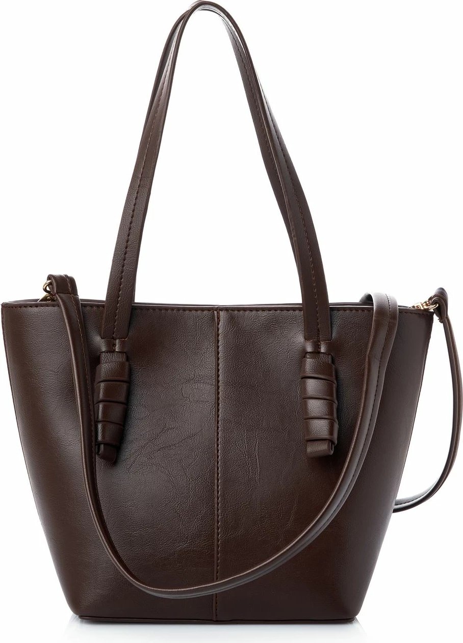 Çantë shpatullës Vince Camuto Piedmont, ngjyrë çokollatë