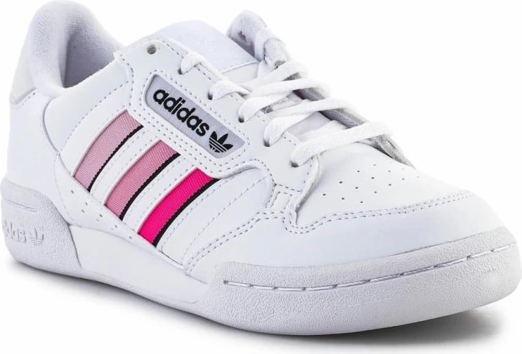 Atlete për vajza adidas Continental 80 Stripes, të bardha