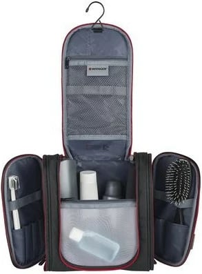 Çantë aksesorësh Wenger Hanging Toiletry Kit e zezë