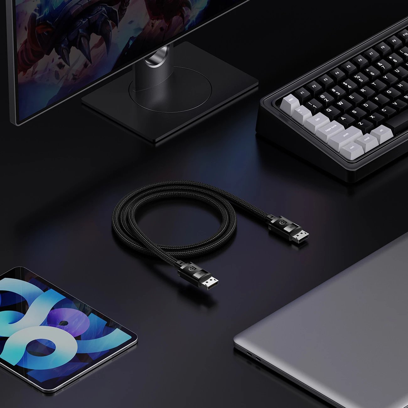 Kabllo DisplayPort Baseus High Definition Series 1.5m, 8K 60Hz, e zezë