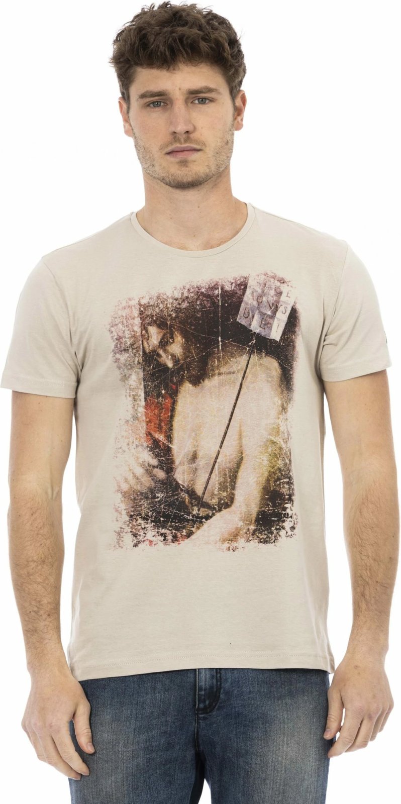 Maicë për meshkuj Trussardi Action, bezhë