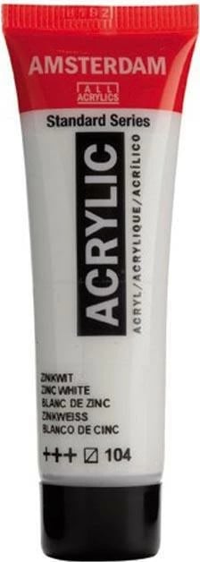 Ngjyrë akrilike Talens Amsterdam 38751104, 120ml, e bardhë zinku