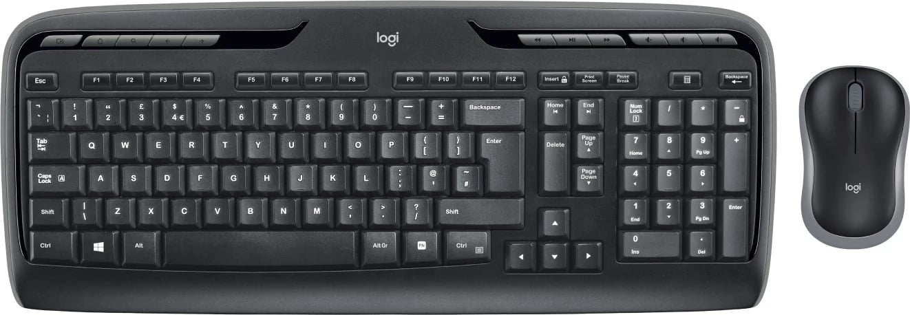 Set tastierë dhe maus Logitech MK330, të zeza