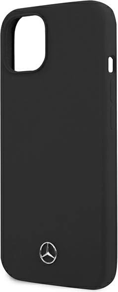 Mbështjellës Mercedes Silicone Line për iPhone 13 mini, 5.4", i zi