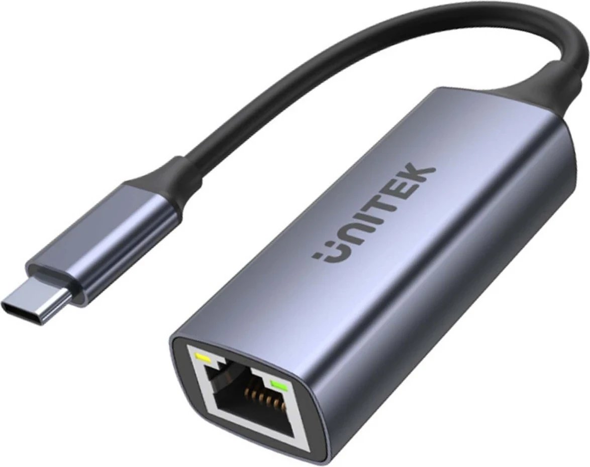 Adapter Unitek USB-C në RJ45 1Gbit LAN, PD 100W Adapter Unitek USB-C në RJ45 1Gbit LAN, PD 100W