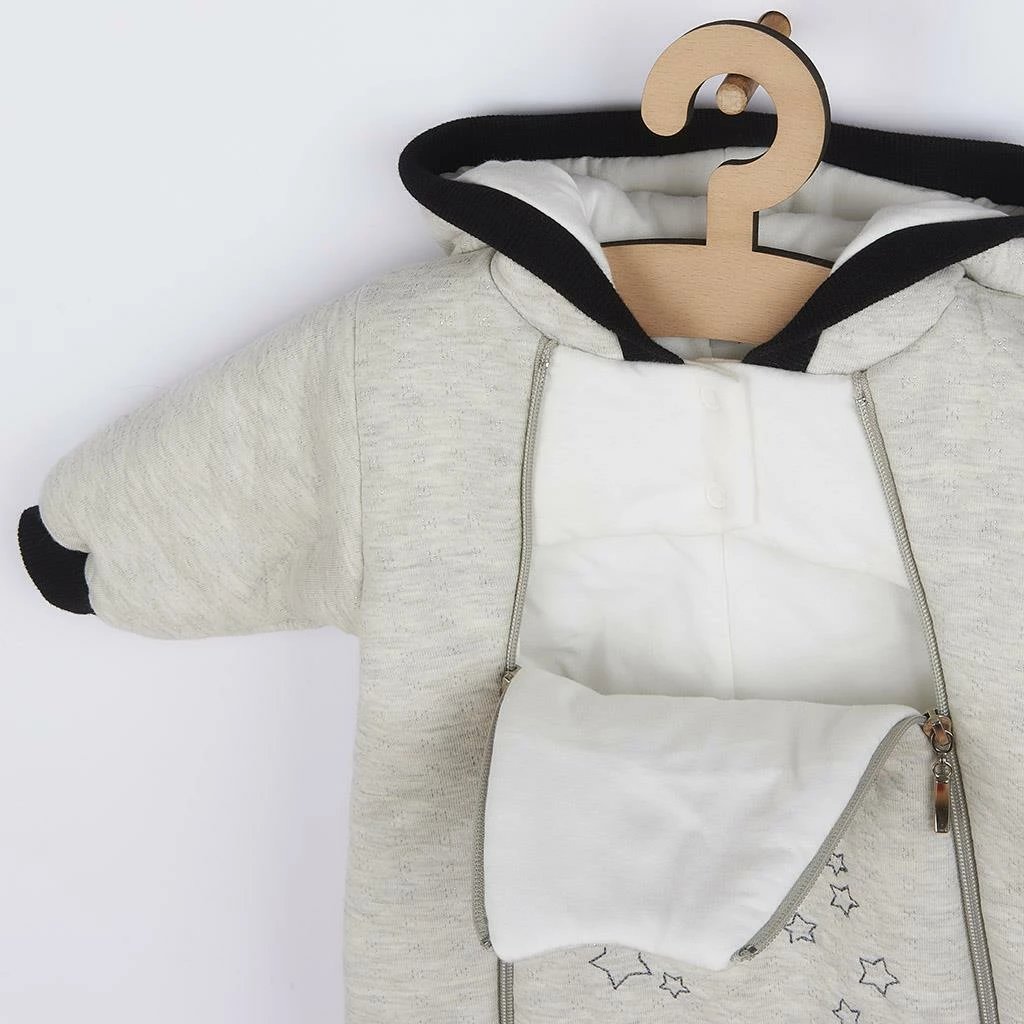 Kombinezon dimri bebe me kapuç, KOALA, Star Vibes, madhësia 74 (6-9m), rozë