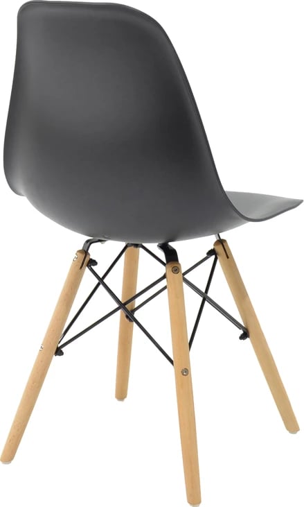 Set tavoline me karrige Julita-Cuba, ngjyrë e zezë-sonoma, 70x70x75cm