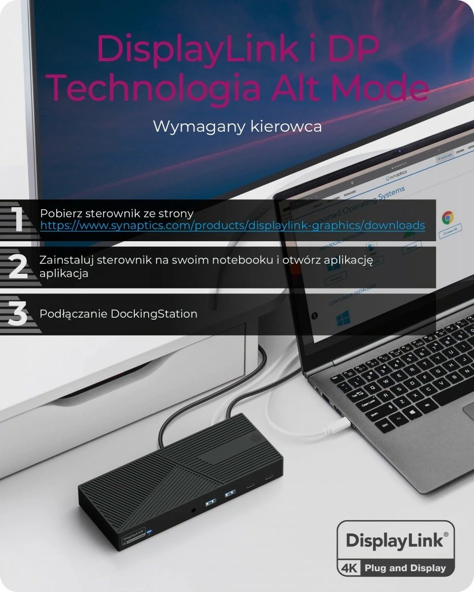 Docking station IcyBox IB-DK2246AC 11-në-1, HDMI, DP, LAN, USB Type-C, e zezë