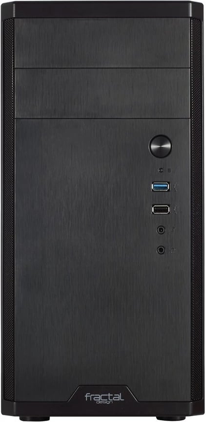 Kasë Fractal Design Core 1100, Mini Tower, micro ATX/Mini-ITX, e zezë Kasë Fractal Design Core 1100, Mini Tower, micro ATX/Mini-ITX, e zezë