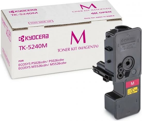 Toner, Kyocera TK-5240M (1T02R7BNL0) rendiment 2,400–4,400 faqe magenta
