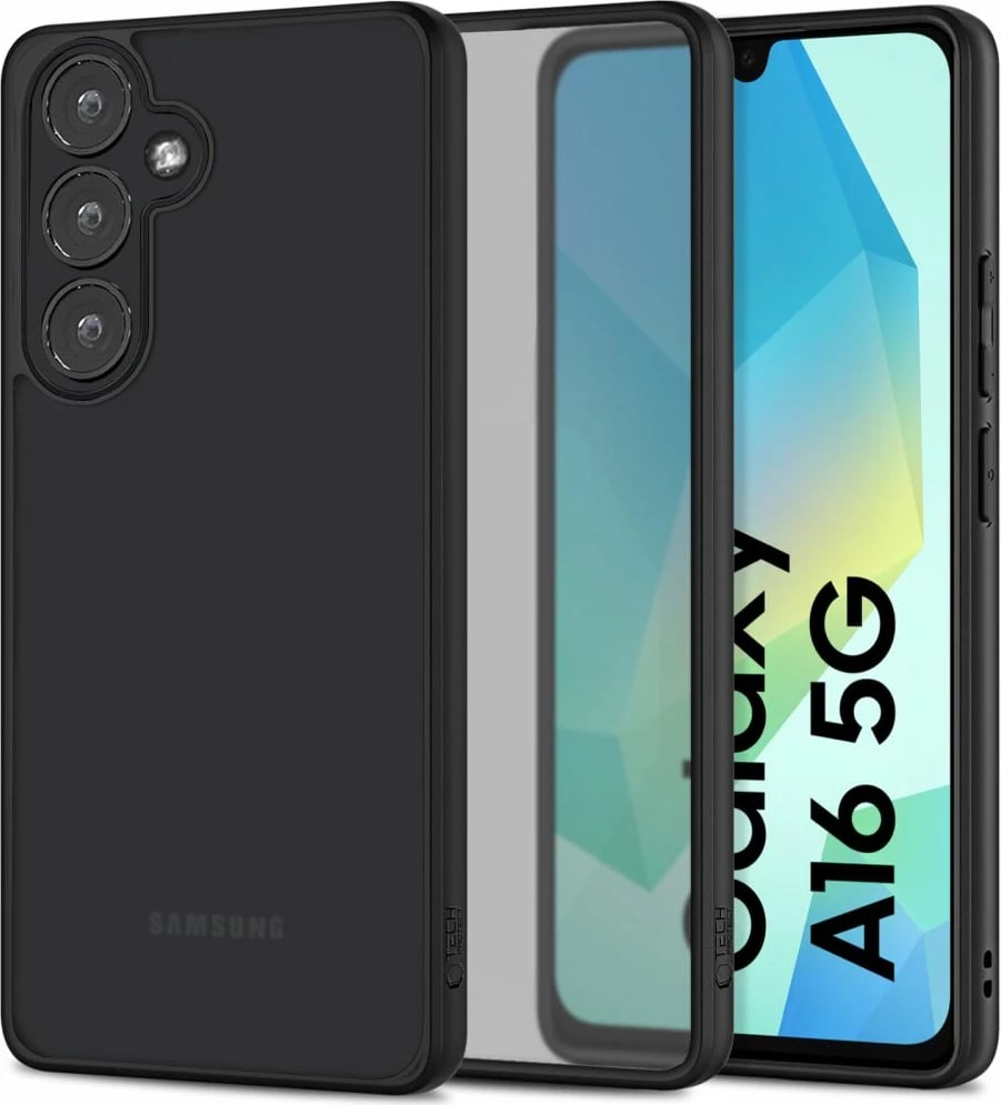 Mbështjellës Tech-Protect MagMat për Samsung Galaxy A16 4G/5G, i zi