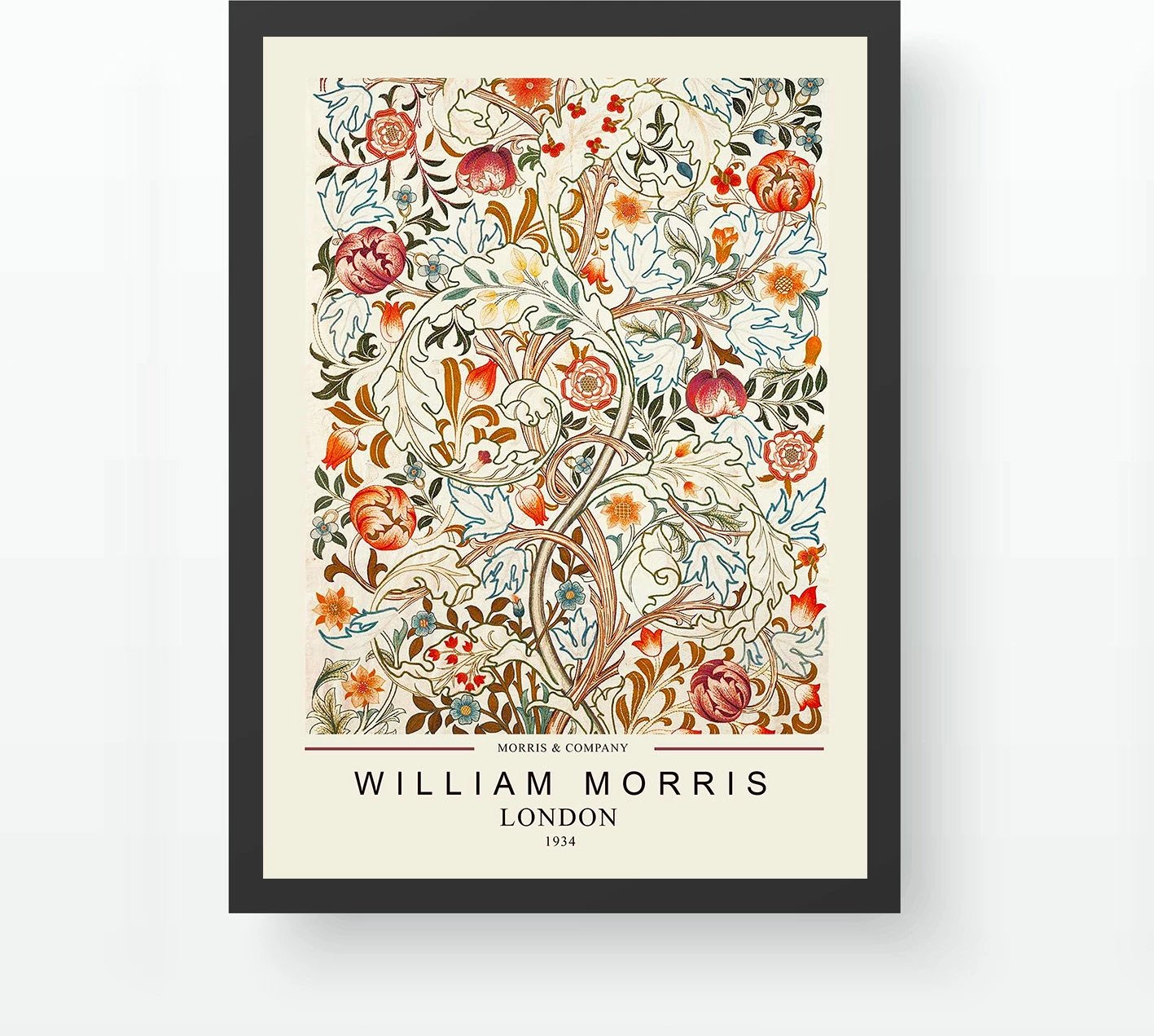 Pikturë dekorative me kornizë, shumëngjyrëshe, Wallity, SC23868562-5575, 55x75cm