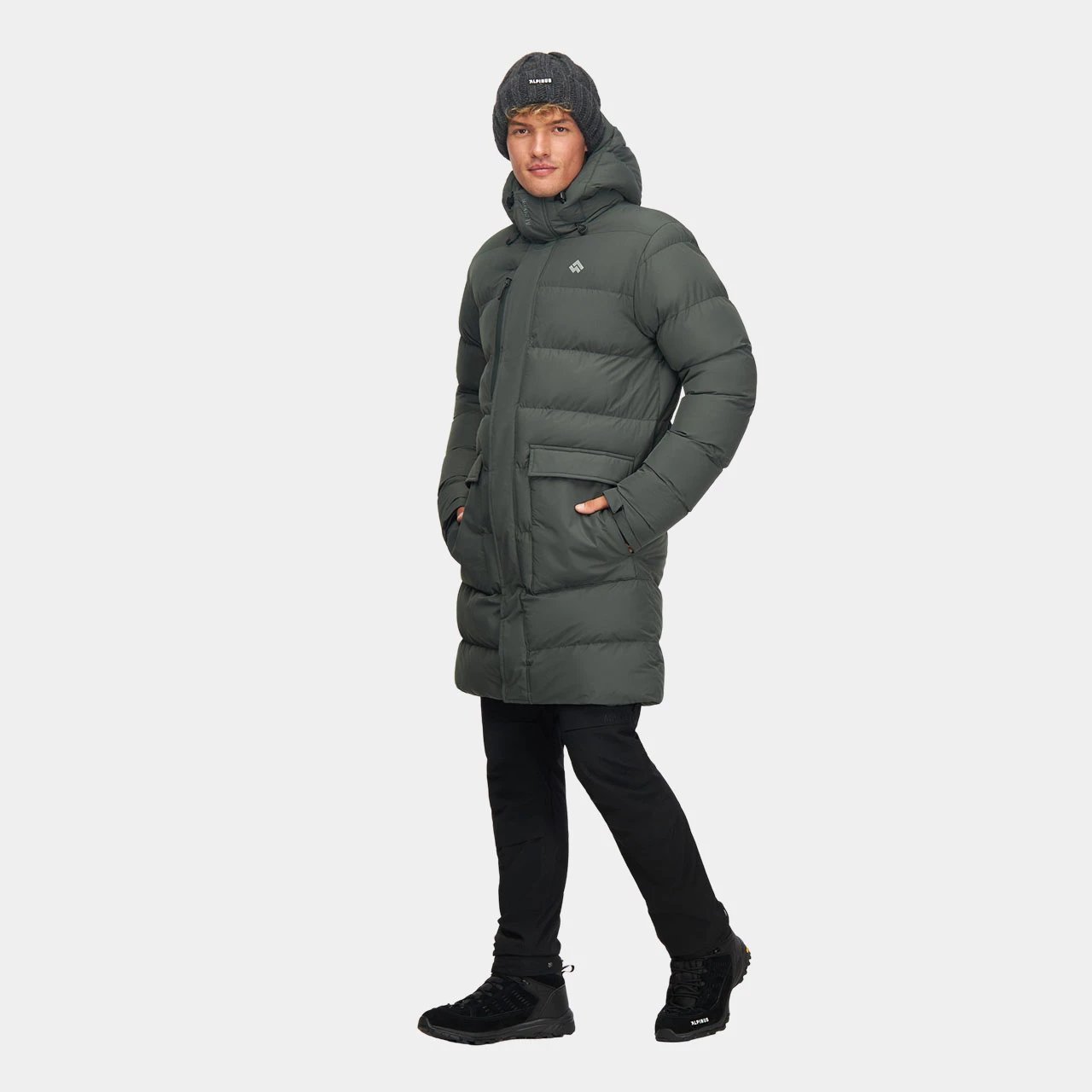 Jakne dimri për meshkuj Alpinus, e gjelbër