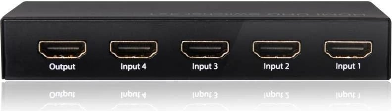 Switch HDMI Club3D, 4 hyrje 1 dalje, 4K60Hz UHD, i zi